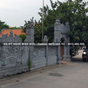 Công trình nhà thờ, đình chùa đá